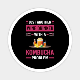 Wine Drinker Kombucha Booch Magnet